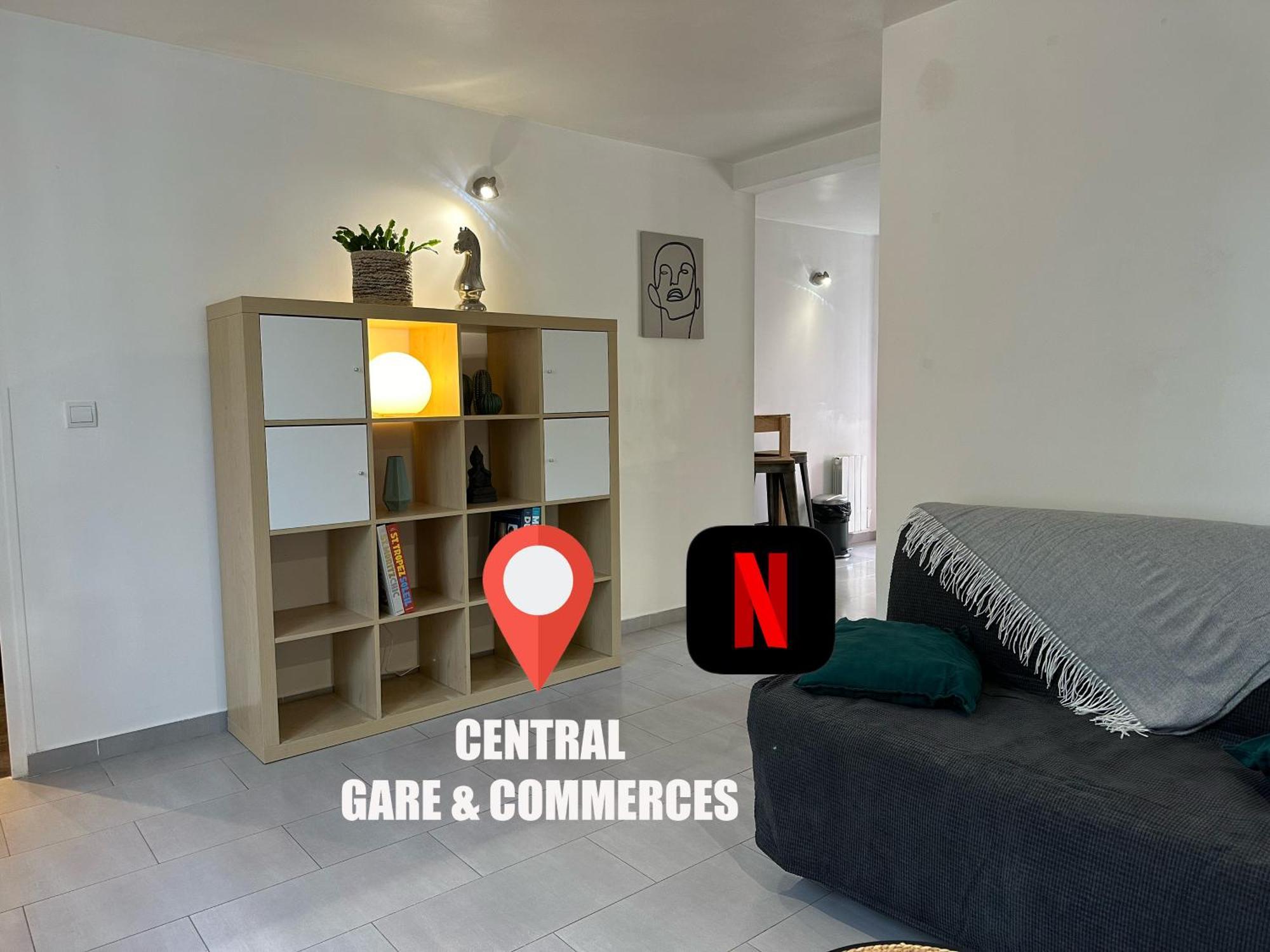 קורביל-אסונס Superbe Appartement Cosy Jardin מראה חיצוני תמונה